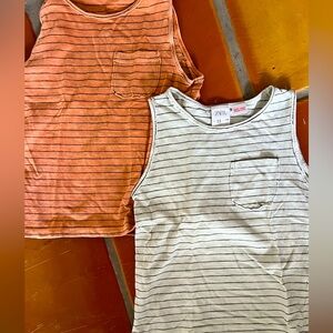 Zara boys tank tops